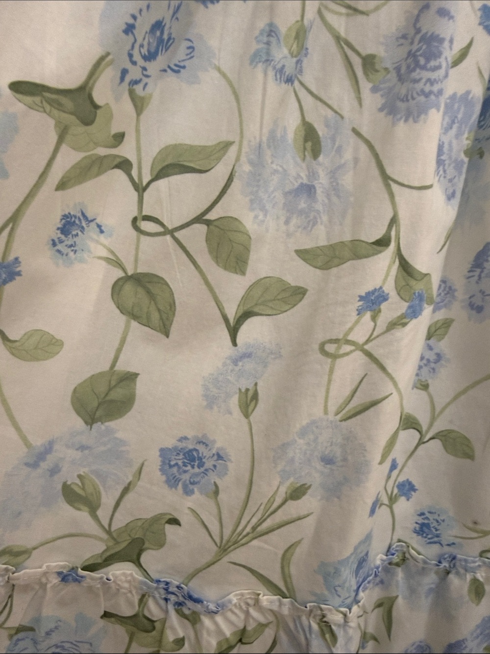 Hill House Nap Dress in Blue/Green/White Floral Print  Size M - Picture 2 of 5